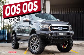 FORD RANGER GD05 MATTE BLACK MILLED ACCENTS